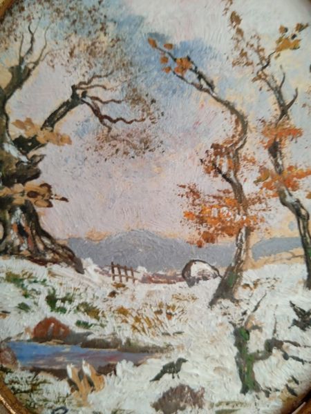 Paysage sous la neige