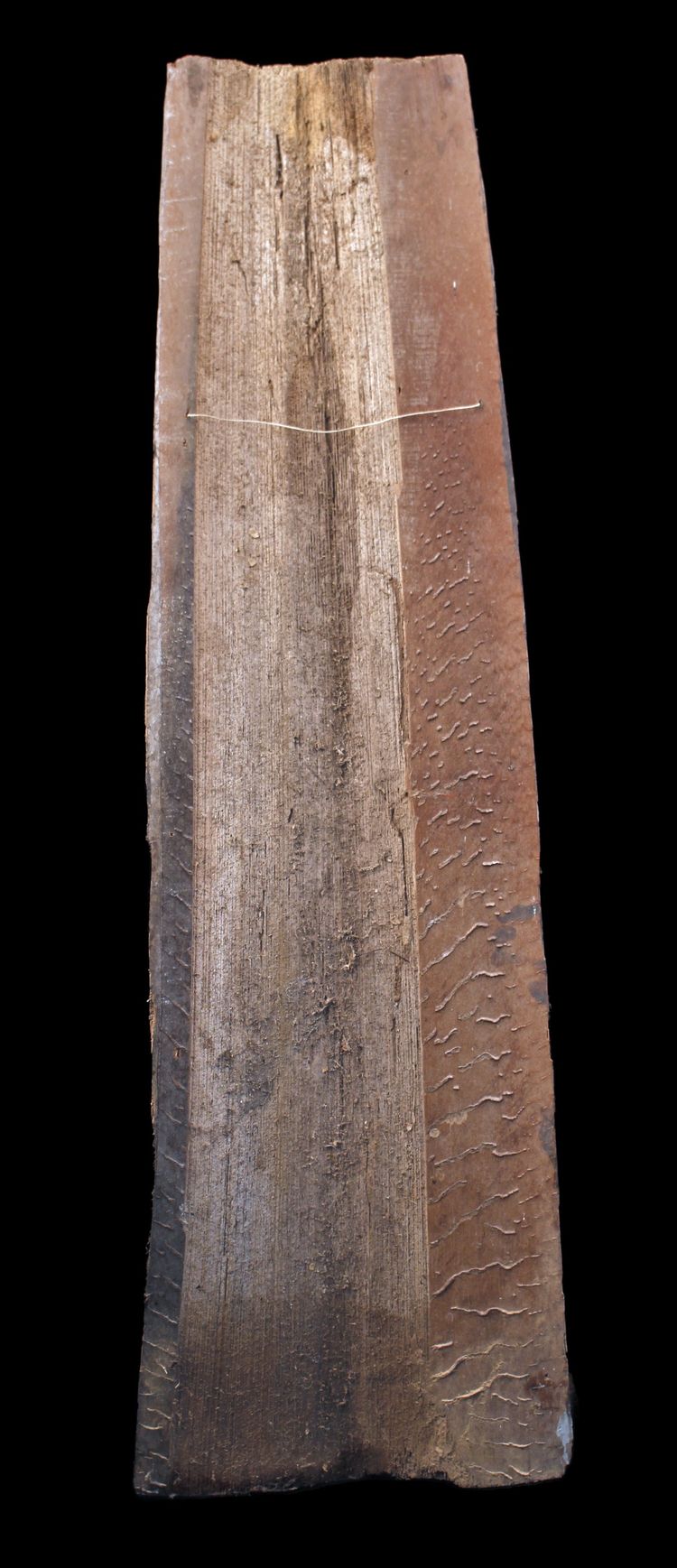 Bemalte Rinde, Ozeanische Kunst, Erste Kunst, Stammeskunst, Gemälde, Ozeanien, Pangal, 117 cm