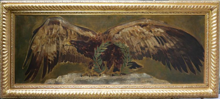 Henri DELUERMOZ 1876-1943 Kaiseradler, Gemälde, 1909, Kaiserreich, Napoleon, Tiere, Vogel