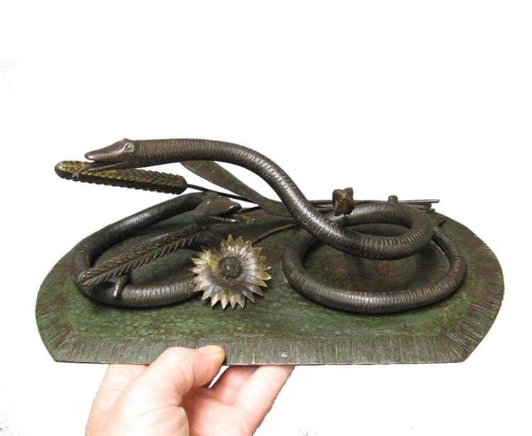 Artistic ironwork by Ameline. Art Nouveau.