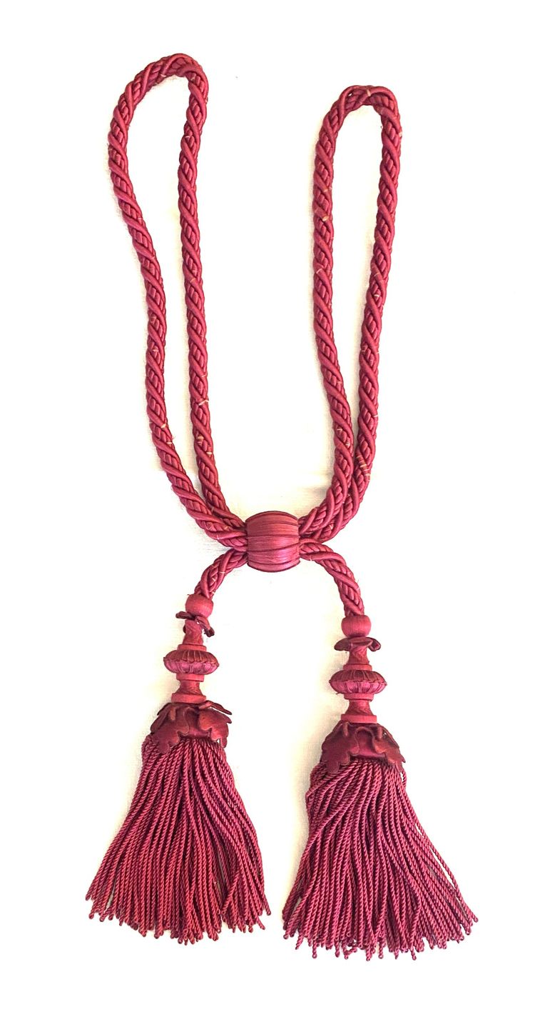 Coppia di baci XIX secolo Epoca Napoleone III Color lampone