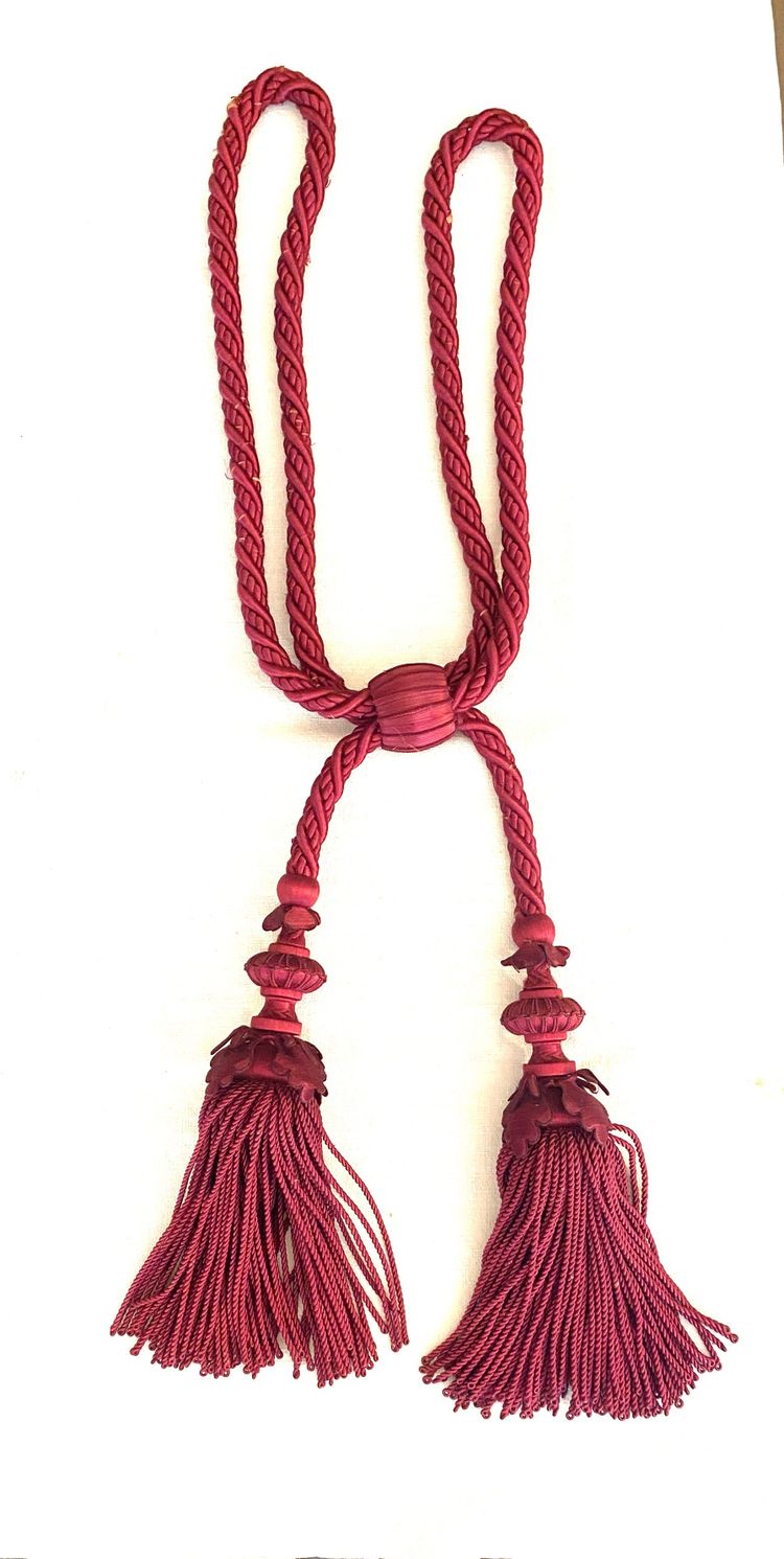 Coppia di baci XIX secolo Epoca Napoleone III Color lampone