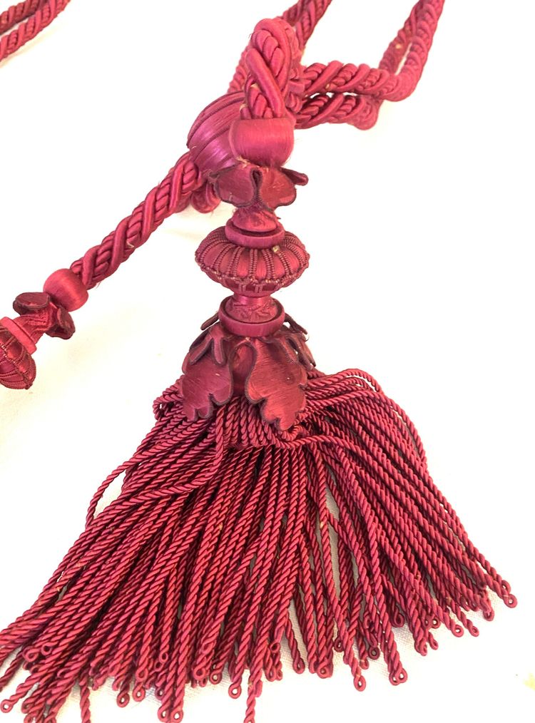 Coppia di baci XIX secolo Epoca Napoleone III Color lampone