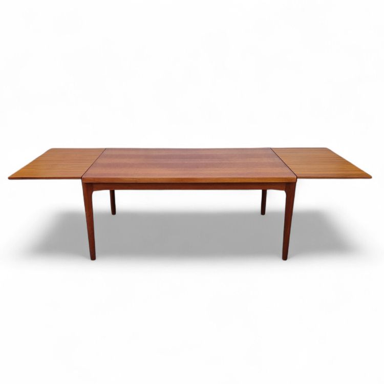Very Large Vintage Scandinavian Teak Dining Table, Henning Kjaernulf