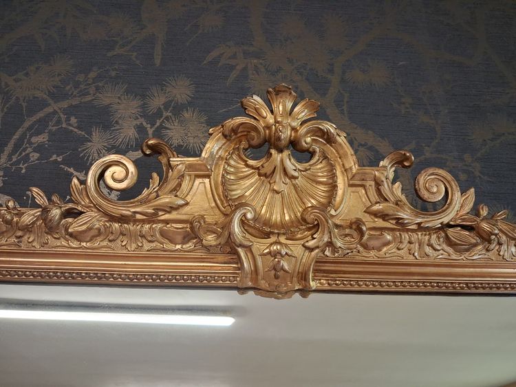 Specchio a frontone Luigi Filippo 187 x 99