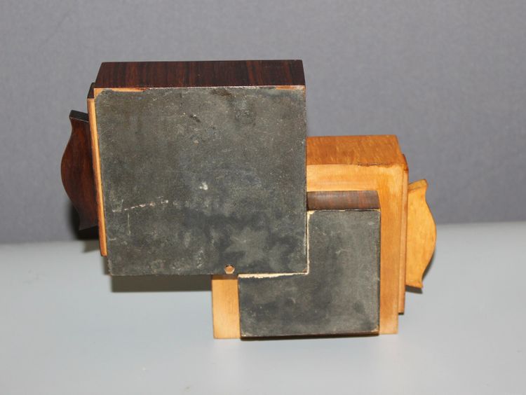Art Deco Maple and Rosewood Smoker's Box
