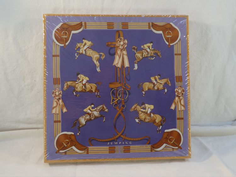 HERMES Paris RARE Grand Puzzle Collection de 4000 pieces en bois "JUMPING"