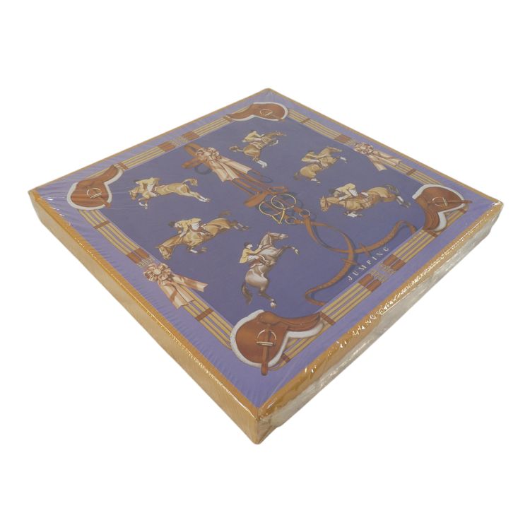 HERMES Paris RARE Grand Puzzle Collection de 4000 pieces en bois "JUMPING"