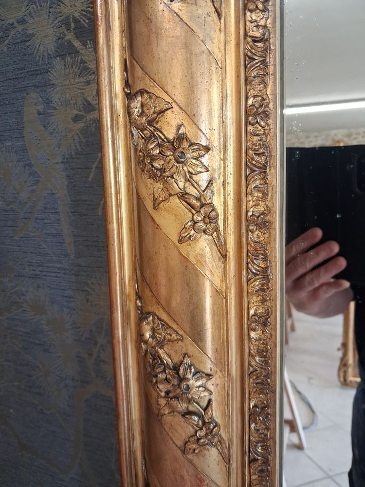 Specchio d'epoca del restauro 151 x 101