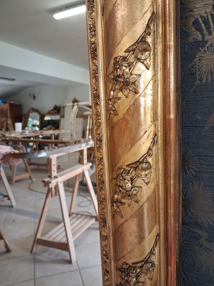 Specchio d'epoca del restauro 151 x 101