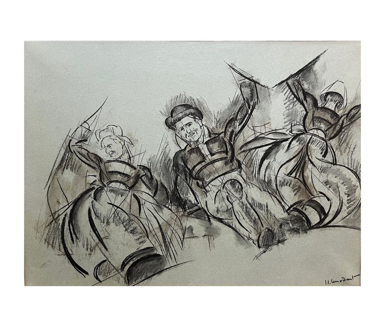 Bretonischer Tanz, von Jean-Julien Lemordant, 1912