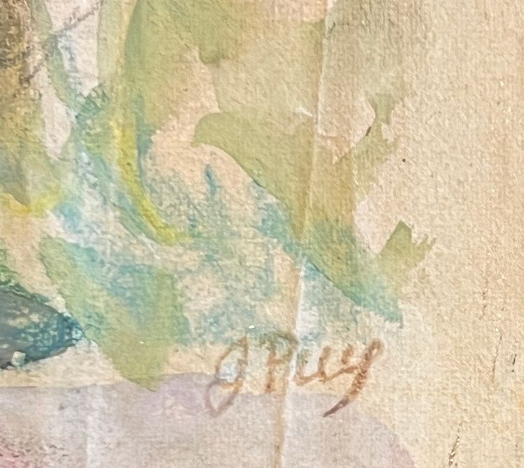 Jean Puy, Landschaft mit einem Lastkahn
