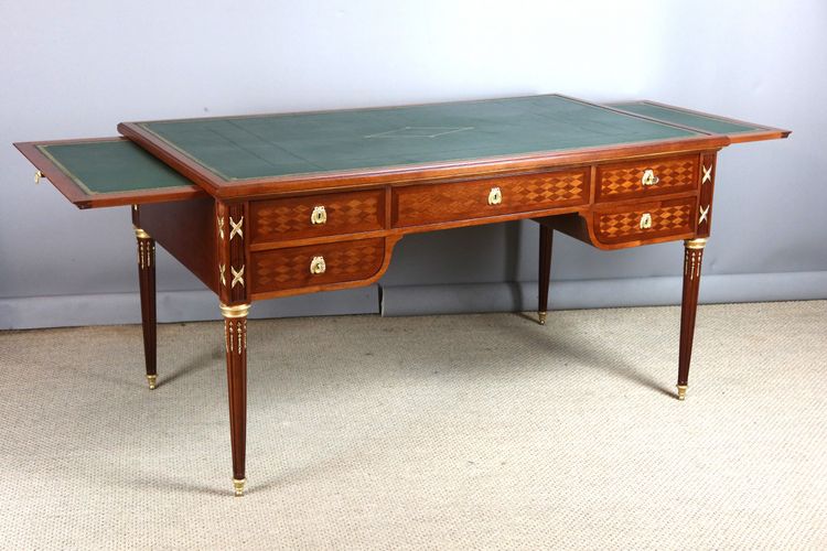 Bureau double face style Louis XVI