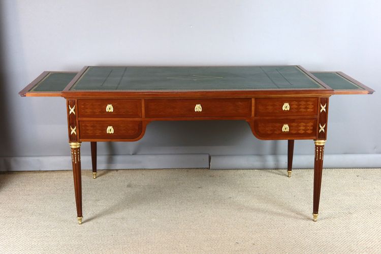 Bureau double face style Louis XVI