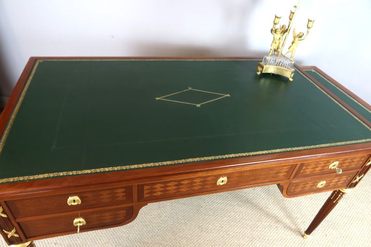 Bureau double face style Louis XVI