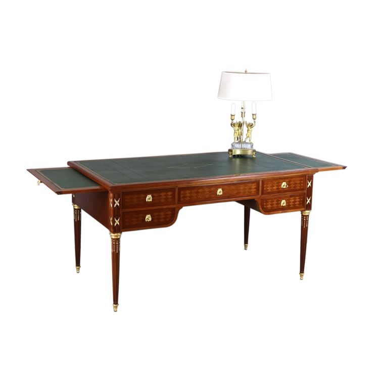 Bureau double face style Louis XVI