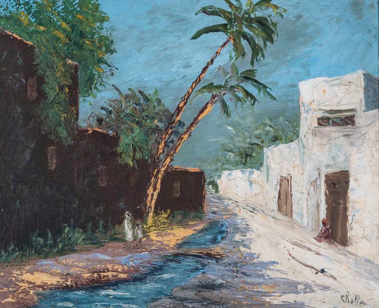 Ein orientalistisches Gemälde CHOLLE
