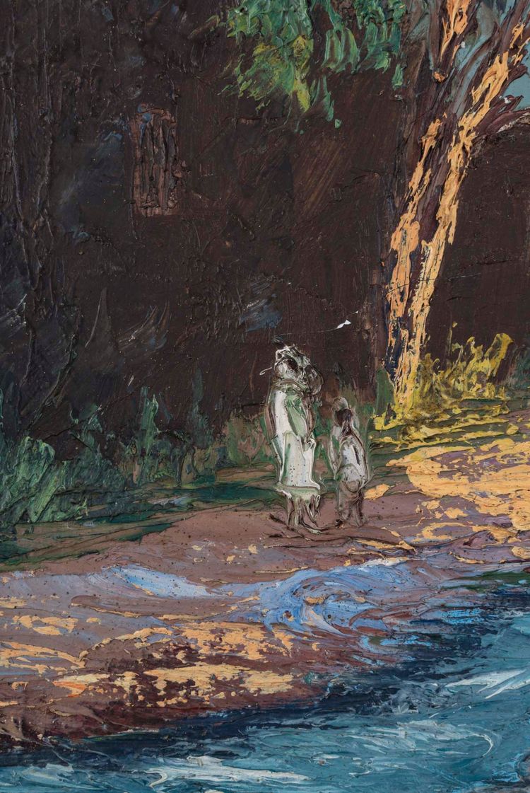 Ein orientalistisches Gemälde CHOLLE