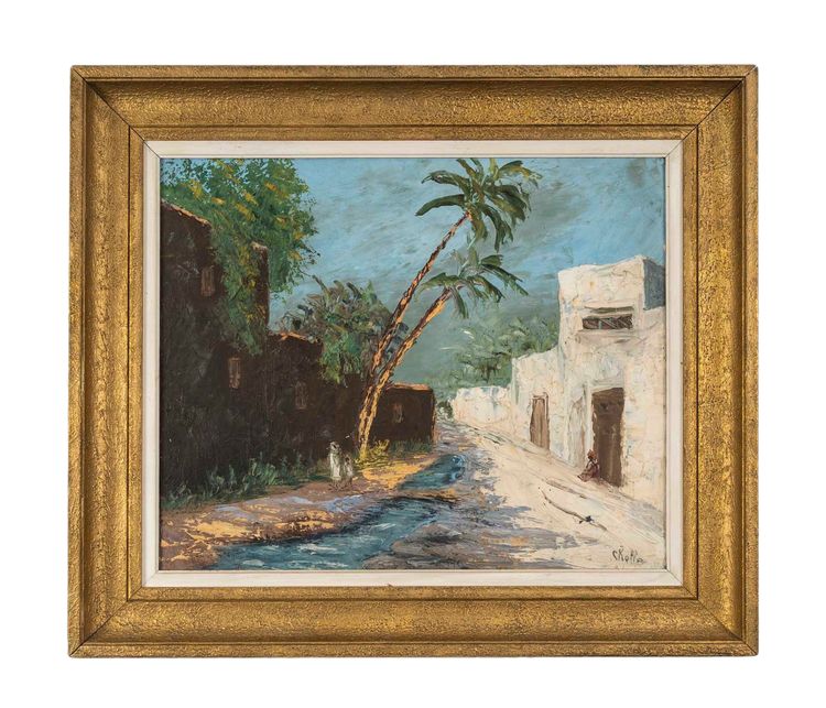 Ein orientalistisches Gemälde CHOLLE