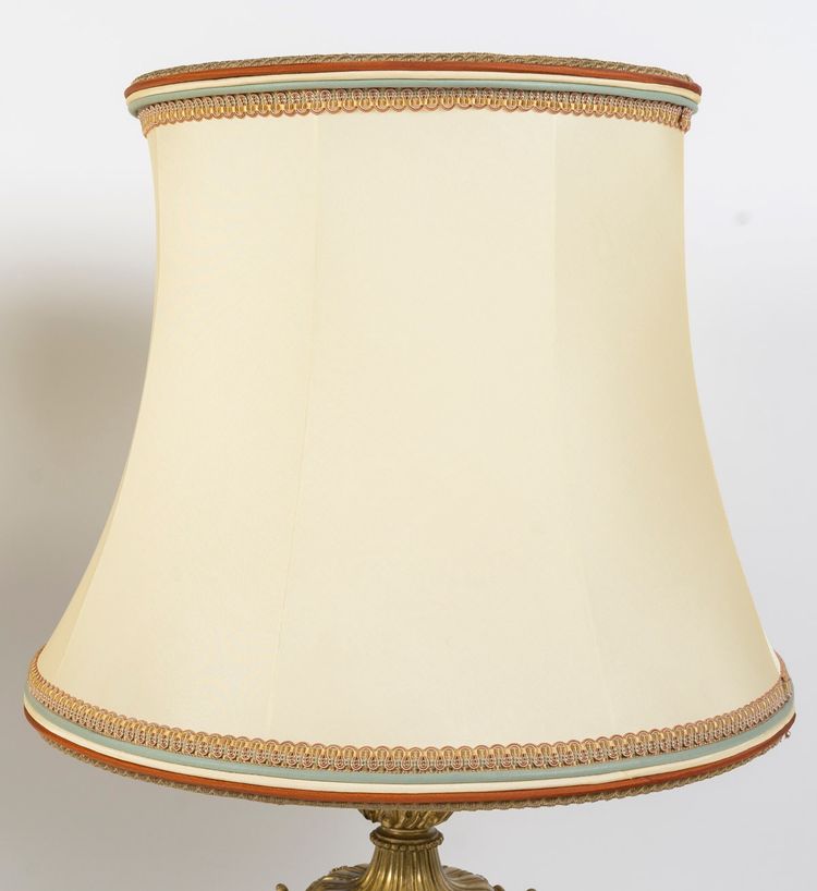 COPPIA DI VASI CON LAMPADA, FINE XIX SECOLO
