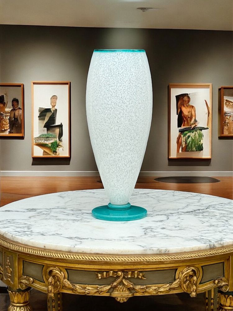LARGE VASE IN PATE DE GLASS IN THE STYLE OF "SCHNEIDER" FROM THE 70S