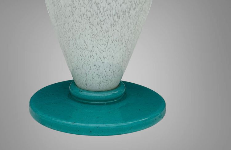 LARGE VASE IN PATE DE GLASS IN THE STYLE OF "SCHNEIDER" FROM THE 70S
