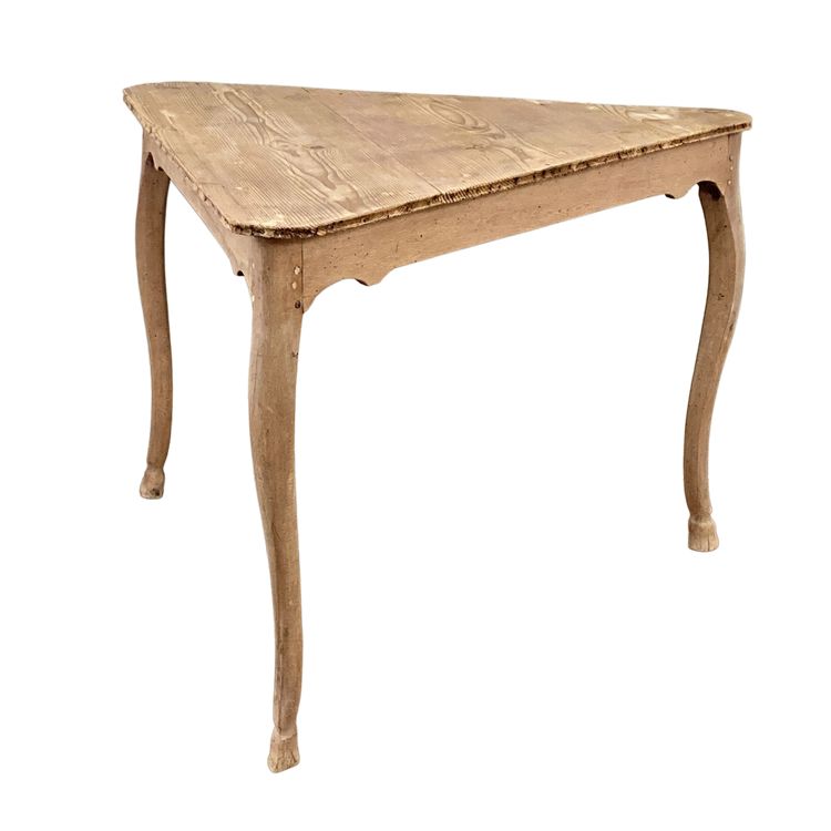 18th century gaming table known as "three of a kind"