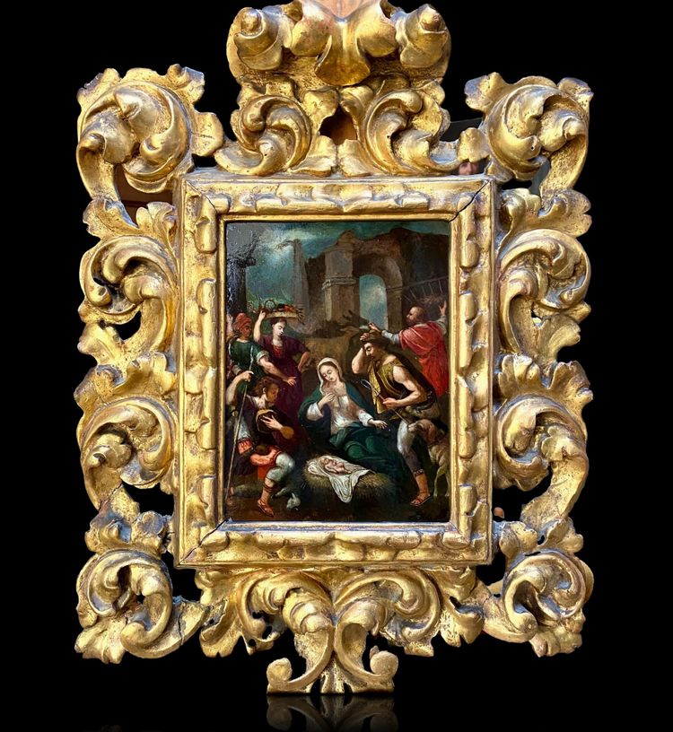 Nativité - Fin XVIe Siècle - Att. à Federico Zuccari Et Son Atelier