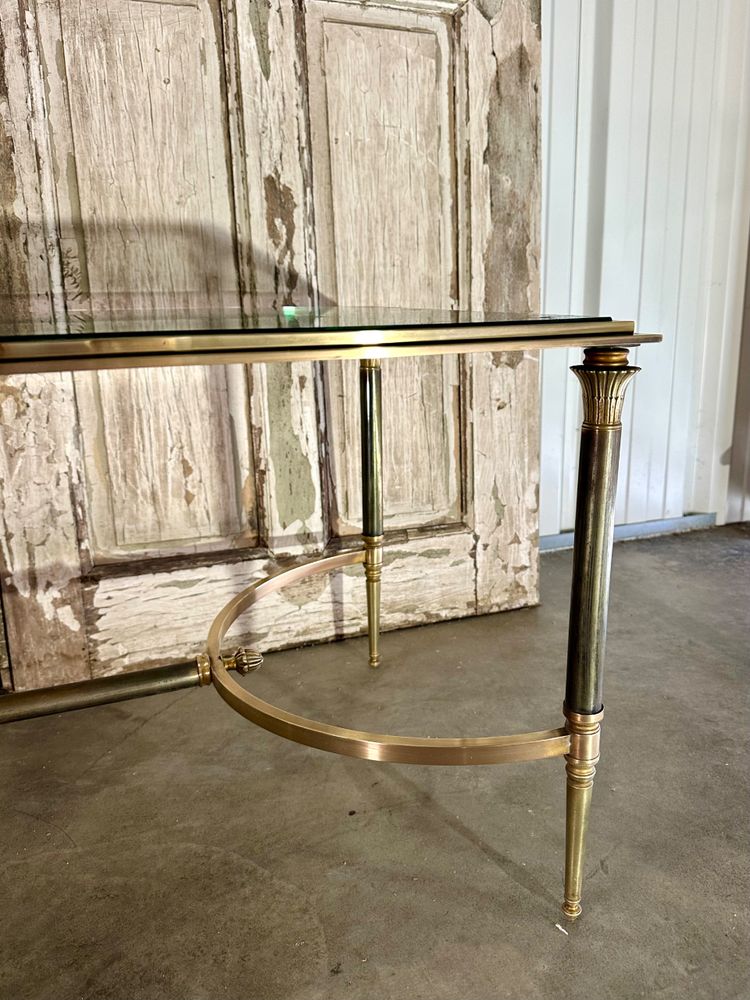 Table basse néoclassique en bronze 20e siècle 