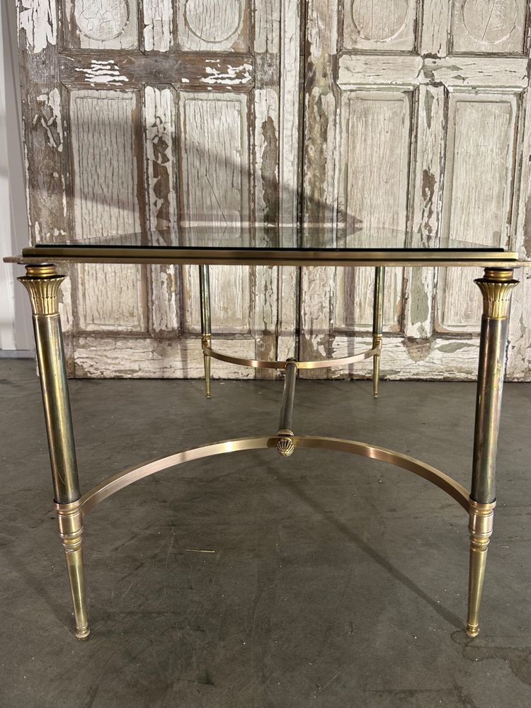 Table basse néoclassique en bronze 20e siècle 
