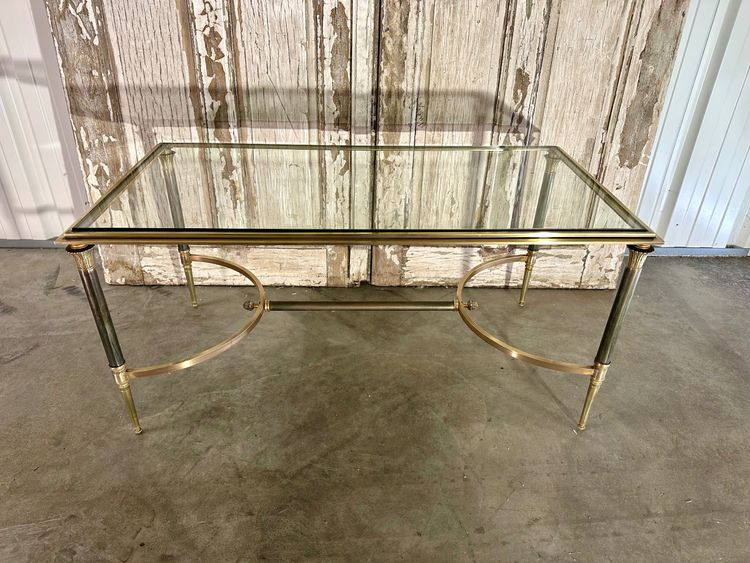 Table basse néoclassique en bronze 20e siècle 