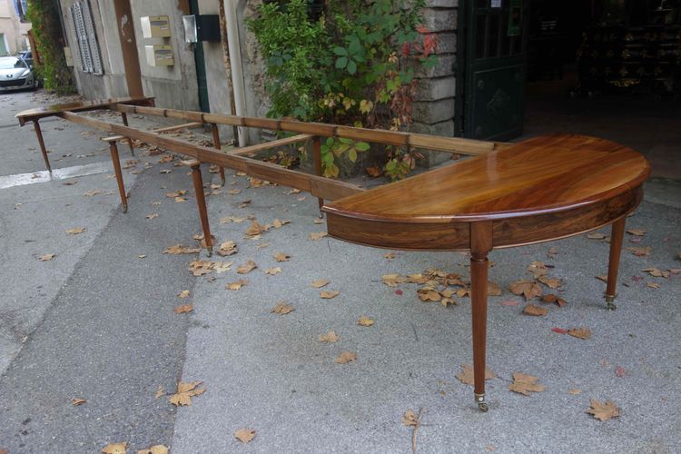 Grande table de banquet ou de conférence, 7 mètres environ