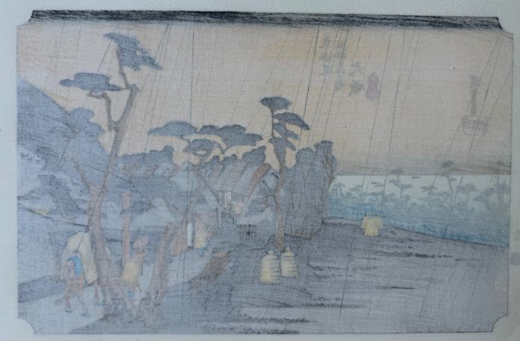 Utagawa Hiroshige, Japanese print, ukiyo-e – “The Fifty-three Stations of the Tōkaidō, No. 8/55