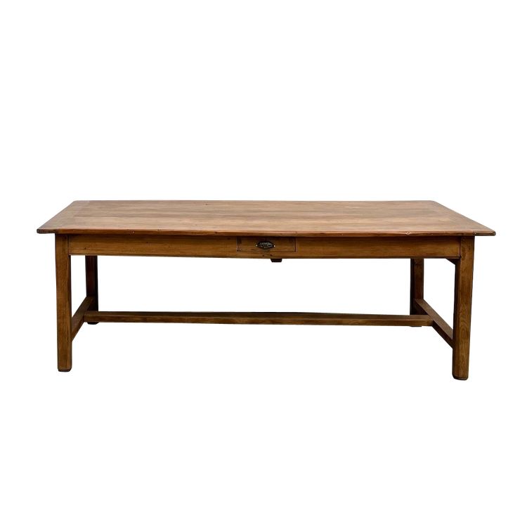 Large antique walnut farmhouse table