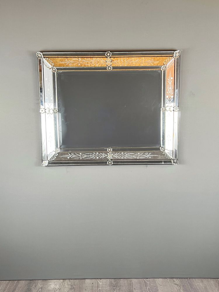 Large Venetian mirror, 20th century