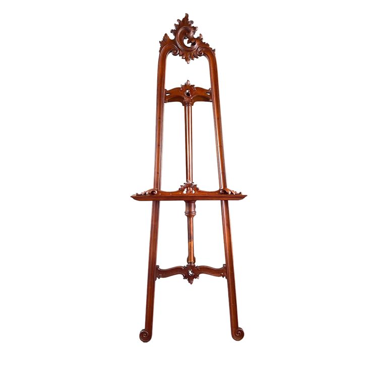Chevalet de présentation en bois sculpté, XIXe siècle
