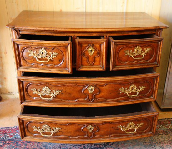 Cassettone in rovere Luigi XIV del XVII secolo