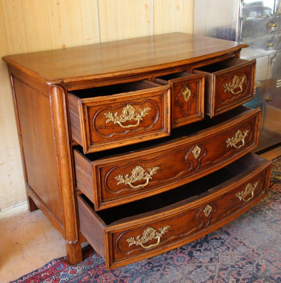 Cassettone in rovere Luigi XIV del XVII secolo