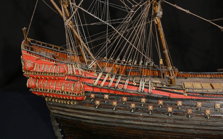 Maquette de navire ancien, début XXème 