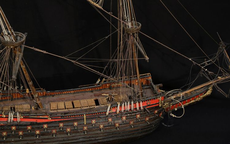 Maquette de navire ancien, début XXème 