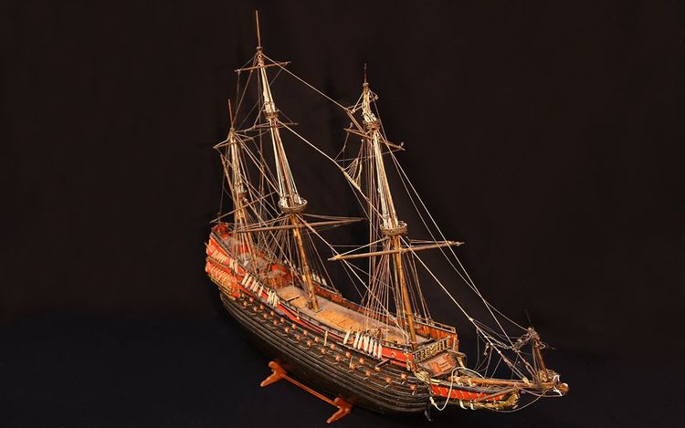 Maquette de navire ancien, début XXème 