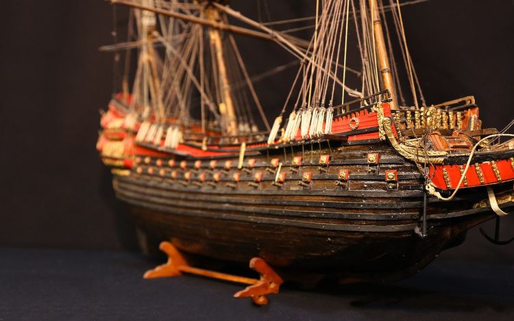 Maquette de navire ancien, début XXème 