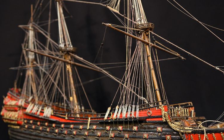 Maquette de navire ancien, début XXème 