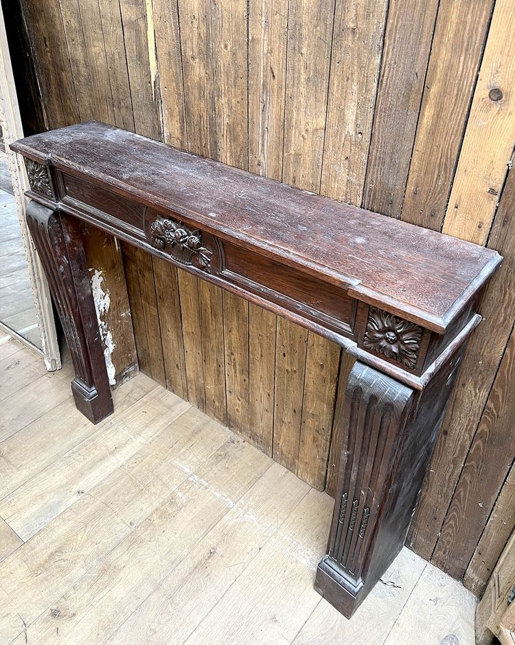 Camino in stile Luigi XVI 130×105,5x31cm