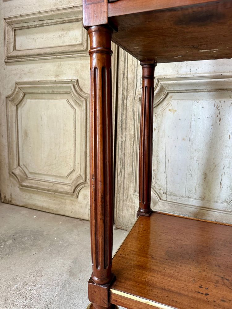 Console Louis XVI en acajou 18e siècle 