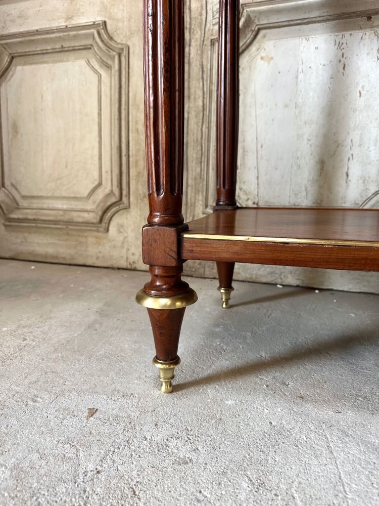 Console Louis XVI en acajou 18e siècle 