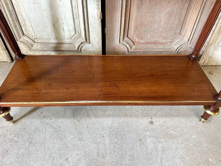 Console Louis XVI en acajou 18e siècle 