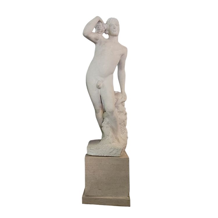 André Deluol, Uomo in piedi, scultura in pietra, XX secolo