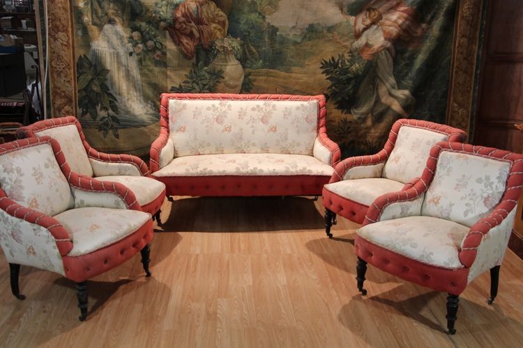 salon napoléon III capitonné