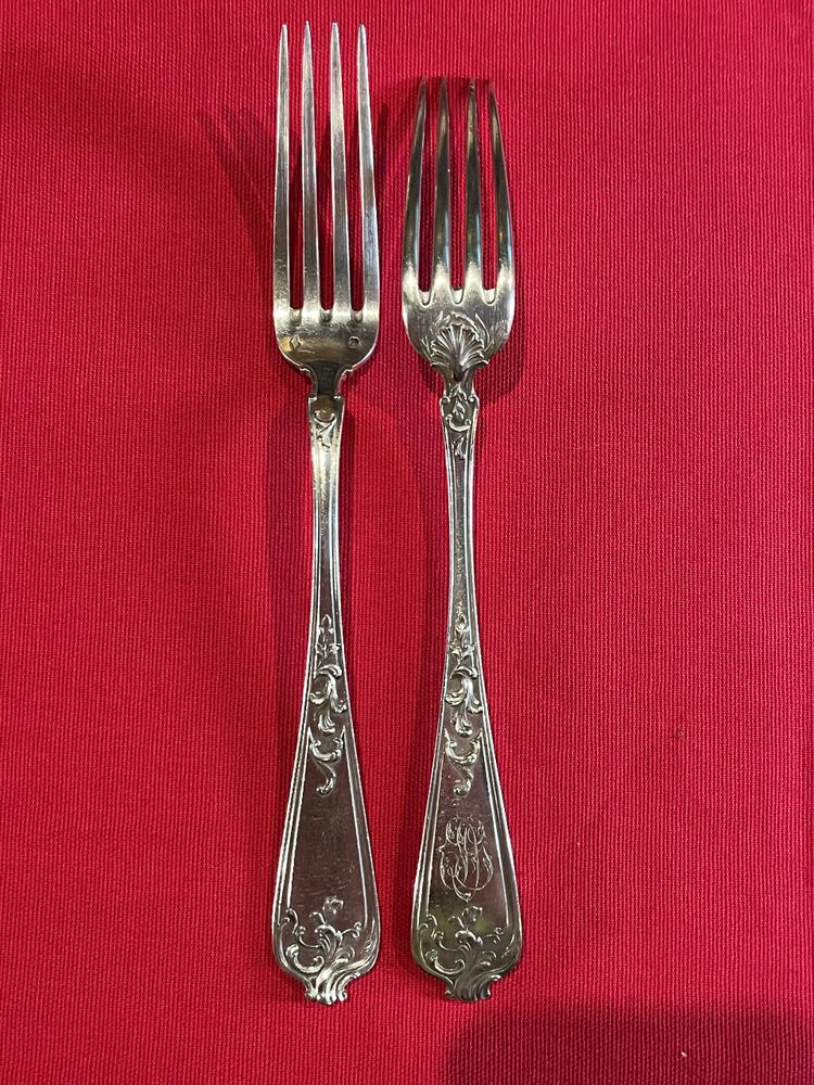 Cutlery set - silver - E.Compere - 48 pcs - France - 19th century